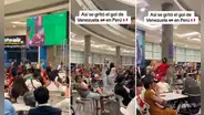 Venezolanos celebraron gol de la Vinotinto en mall de PERÚ y usuarios reaccionan: “Ay, mi Peruzuela”