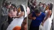 Festejan matrimonio con banda en vivo y bailes, pero inusual actitud de la novia es viral en TikTok