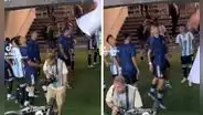 Ángel Di María respondió furioso con escupitajo a hinchas brasileños en el Maracaná