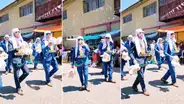 Comparsa de morenada en Juliaca sorprende con trajes de jeques árabes: “Bloque Dubai”