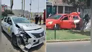 Rímac: delincuentes asaltan vehículo en avenida Alcázar, disparan contra pasajeros y huyen en motos