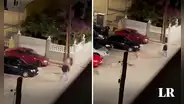 Hombre desnudo corre en las calles de España tras ser descubierto por la pareja de su amante