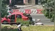 Rímac: ocho hampones asaltan a cambista y desatan balacera en plena calle