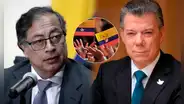 Juan Manuel Santos arremete contra Gobierno de Petro por proceso de paz con las disidencias de las FARC