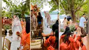 Pareja de novios llega al altar y fuerte temblor arruina el momento: “¿Fue un presagio?”