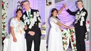 Peruana y estadounidense se casan en imponente boda al estilo puneño: "Te adoro"