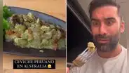 Español prueba CEVICHE verde en Australia y su reacción sorprende a peruanos: “Hiciste lo correcto”