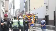 Reportan incendio de gran magnitud cerca a Mesa Redonda