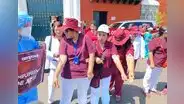 Obstetras se desangran en plaza de Armas de Trujillo