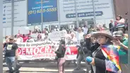 Ciudadanos exigieron a Patricia Benavides que se vaya frente a sede de Fiscalía