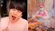 Kyuhyun, de Super Junior, probó caros anticuchos, pero prefirió carretilla