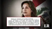 Dina Boluarte no puede renunciar a su inmunidad presidencial, afirman expertos
