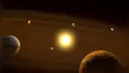 Descubren el 'sistema solar perfecto': todos los planetas orbitan sincronizados a su estrella
