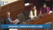Patricia Chirinos no acudió al Pleno tras ser denunciada y destaparse red criminal de fiscal Benavides