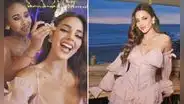 Luciana Fuster causa revuelo al llegar a Bali: policías la escoltaron por la isla