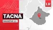 Temblor de magnitud 5.5 se sintió en Tacna hoy, según IGP