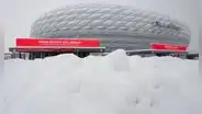 Estadio del Bayern Múnich colapsó por tormenta de nieve y obligó a suspender su partido