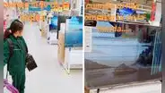 Niña rompió televisor en supermercado de Cusco y usuarios de TikTok cuestionan: "¿Pagaron?”