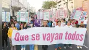 Marcha contra Dina Boluarte, el Congreso y la fiscal Patricia Benavides