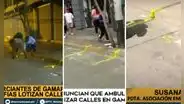 Comerciantes de Gamarra denuncian que sujetos lotizan calles y pistas del emporio comercial