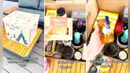 Peruana muestra canasta que le dieron en BBVA y usuarios le dicen: “Puse mi tienda con el de Caja Huancayo”