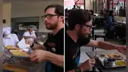 Influencer peruano visita comedor de la UNI y queda impresionado: "¿No puedo pedir cuchillo?"