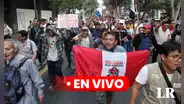Marcha nacional en Lima HOY EN VIVO: manifestantes protestan en la avenida Abancay del centro de Lima
