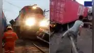 Callao: tráiler quiso ganarle el paso a un tren y terminó partido en 2