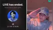 BTS: Jungkook hizo su último live en Weverse antes del servicio militar para despedirse de sus fans