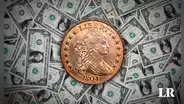 La moneda, conocida como “dólar de pelo suelto”, que puedes vender por más de US$13 millones