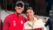 Renato Tapia le regaló su camiseta a Piero Quispe tras partido entre Celta vs. Rayo Vallecano