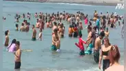 Costa Verde: familias acuden a las playas de Lima ante incremento de temperaturas