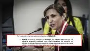 Patricia Benavides presentó dos nuevas demandas de amparo para volver a la Fiscalía