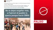 Es falso que Fujimori logró que todos los habitantes de zonas urbanas tuvieran agua, desagüe y luz