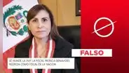 Patricia Benavides no “volvió a ser fiscal de la Nación”: sigue suspendida