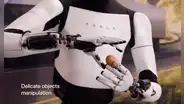 Elon Musk presenta a robot humanoide que es capaz de manipular objetos con delicadeza