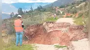 Lluvias causan daños en diversas vías de la sierra