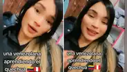 Venezolana canta en quechua y su amigo peruano le pide que traduzca la canción: “Me dolió que no sepa”