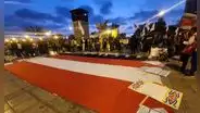 Realizan homenaje a fallecidos en protestas frente al Palacio de Justicia