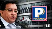 Fiscalía pide al PJ incluir a Podemos Perú en investigación contra el congresista José Luna Gálvez