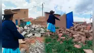 Juliaca: mujer denuncia a esposo por agredirla fisicamente y derrumbarle su vivienda