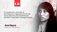 Cierra puertas congresal, por Ana Neyra