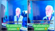 Reportera en Chile comete blooper durante entrevista a hombre de 90 años: “Ya le queda poquito”