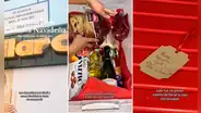Peruana usa su gratificación para regalar canasta de Navidad a su trabajadora de limpieza: "Hay que compartir"