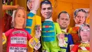 Piñatas con el rostro de Dina Boluarte y Alberto Fujimori entre las más vendidas para fin de año