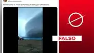 No, este video no corresponde a la tormenta de Bahía Blanca, en Argentina, el 16 de diciembre