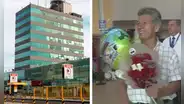 Padre espera a su hija con rosas en el aeropuerto: familia se juntará por Navidad después de 33 años