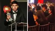 El tierno llanto de la mamá de Piero Quispe tras premiación a su hijo como mejor jugador del año