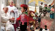 Niña peruana con traje cusqueño participó en misa de Navidad junto con el papa Francisco en el Vaticano