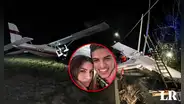 Novios viajan en diferentes aviones, sufren accidente aéreo al mismo tiempo y ambos sobreviven